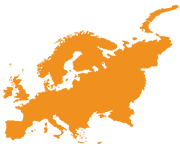 Geographic outline of Europe