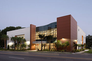 Exterior of C. Blythe Andrews, Jr. Public Library