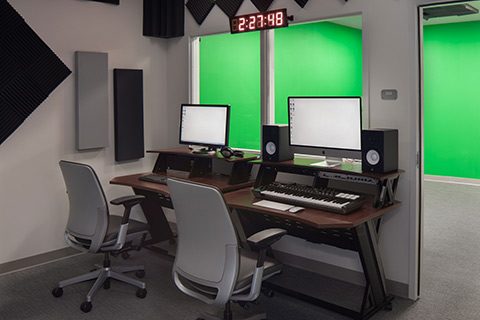 Workstation at C. Blythe Andrews, Jr. Public Library